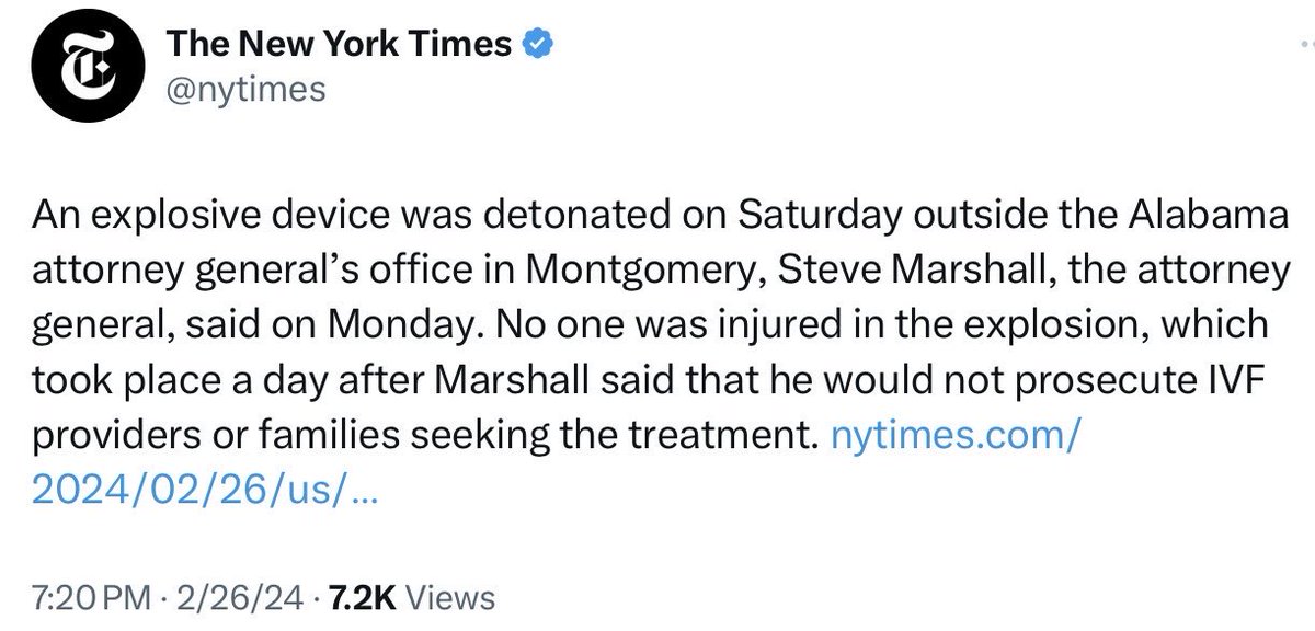 fredvultee's tweet photo. Dear #NYTimes: Y’all mean a bomb went off? #editing #ledes https://t.co/5Mac6vJY0N