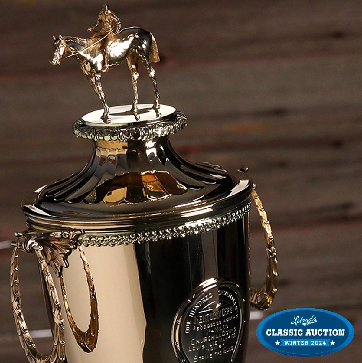 Bid now on the 1991 Kentucky Derby Owner's Trophy awarded to the owner of Strike the Gold. These prestigious Kentucky Derby owner trophies are seldom available for sale, making this a truly unique chance to own a piece of racing history. auction.lelands.com