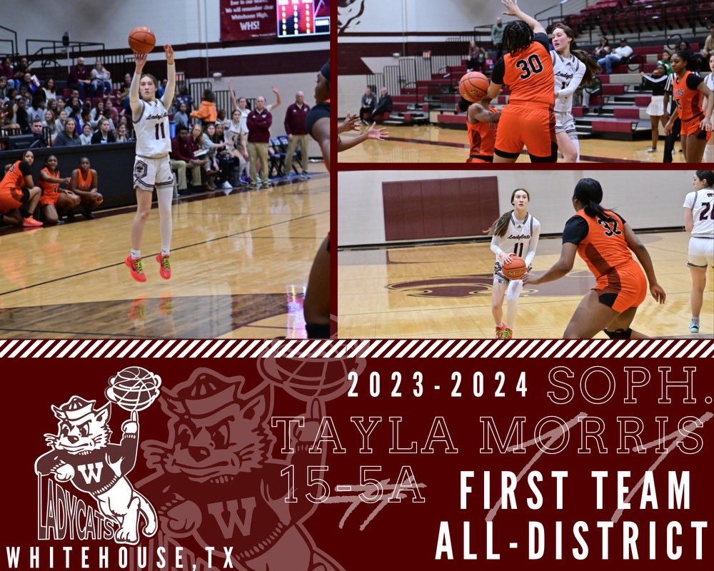Congrats to Tayla! First team All-District!
<a href="/WHSTX_Athletics/">Whitehouse Athletics</a> <a href="/BrandonOSports/">Brandon Ogden</a>