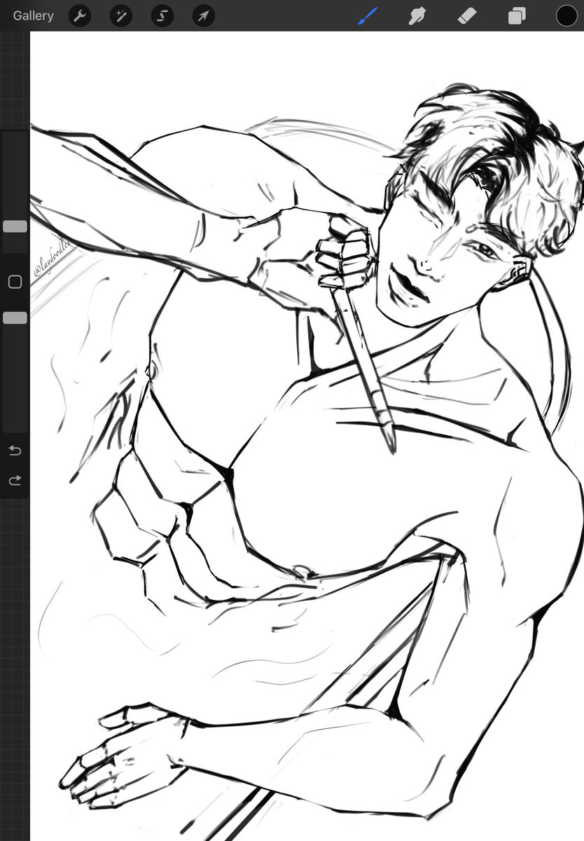 laydoodles's tweet photo. Rafayel  🛀🏽🎨🪐 #LoveandDeepspace #digitalart #gaming #procreate https://t.co/Hkbhisdnah