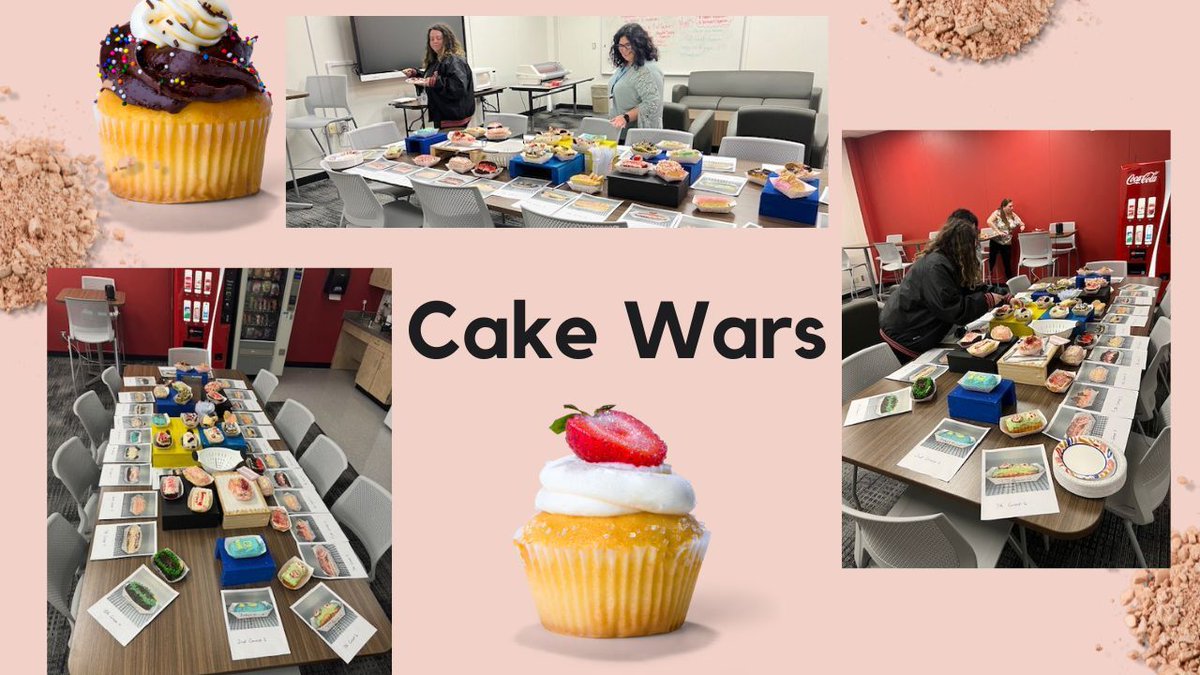 GJHRangers's tweet photo. Our Rangers competed in Cake Wars today with the help of various classes collaborating. Teachers had the fun job of taste testing and voting for the best cake. Stay tuned for the winners! #RangerPride https://t.co/IPCrCWRo7w