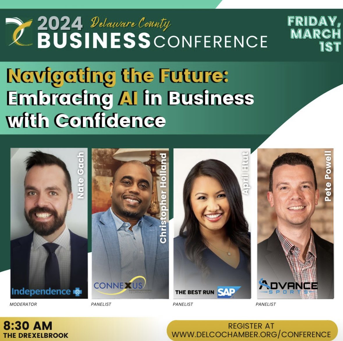 AdvanceSports_'s tweet photo. Honored to be part of an innovative group panel discussion to help educate our fellow professionals on the many benefits of embracing Gen AI in their companies' business strategies. See you Friday! https://t.co/ISaI6zeJKp