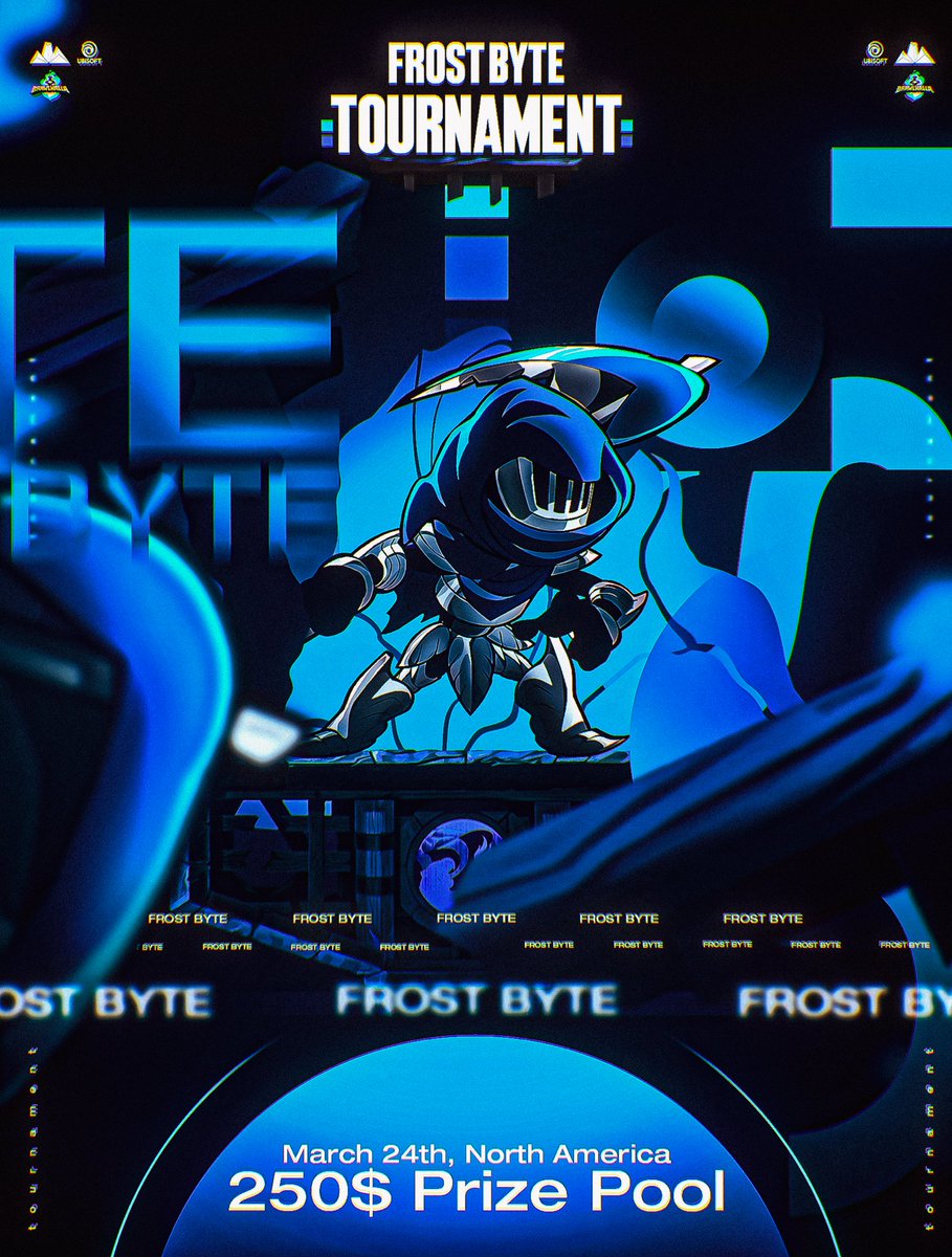 Presented By <a href="/FROSTBYTE_SiB/">FROSTBYTE 🧊</a> 

Our First Tier 1 Tournament 🏟️ 

FROST BYTE #1 ❄️

💰- $250 Prize Pool
⚔️ - 1v1 
🗓️ - March 25th, 2024
🌎 - North America
🎙️. - Special Guest Casters

Sponsored By <a href="/ProBrawlhalla/">Brawlhalla Esports</a> 
#BHesports #Brawlhalla #Ubisoft 

Link Below ⬇️⬇️⬇️⬇️⬇️