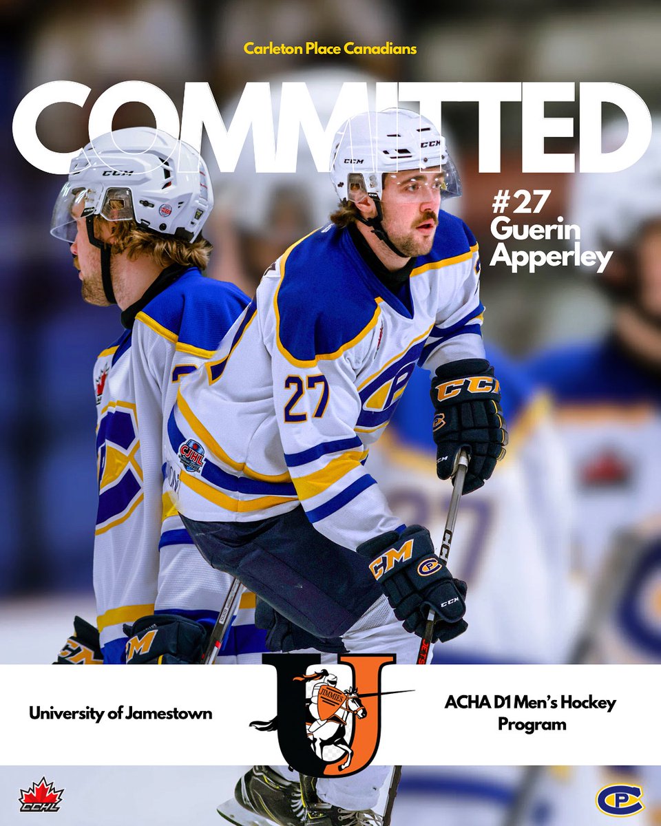 CPCANADIANS's tweet photo. COMMITMENT!
Congratulations to one of our newest CPC members Guerin Apperley (โ03 D from Altona, MB) on committing to the University of Jamestown for 2024-2025. Congrats, sheriff!
๐ต๐ก๐ต
#CPC #WeNotMe https://t.co/qqoVxDVU0w