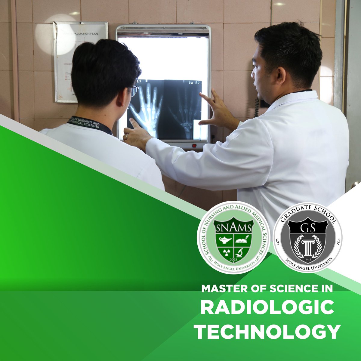 The curriculum consists of specialized courses and  ensures the safe handling of radiation in the context of medical care, students will be able to navigate and apply necessary clinical knowledge. 

#HAUBestMomentsHere
#Angelites