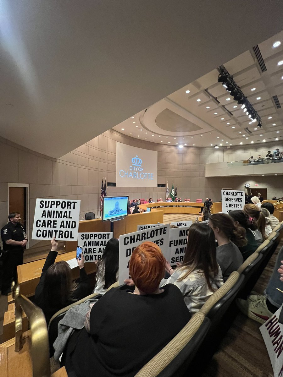 Big thanks to <a href="/CLTCityCouncil/">Charlotte City Council</a> for allowing us the space to ask for more funding for Animal Care &amp; Control and TNR services in Charlotte and Mecklenburg County. Thank you for listening - you haven’t heard the last of us. #tnrsaveslives #forthekitties