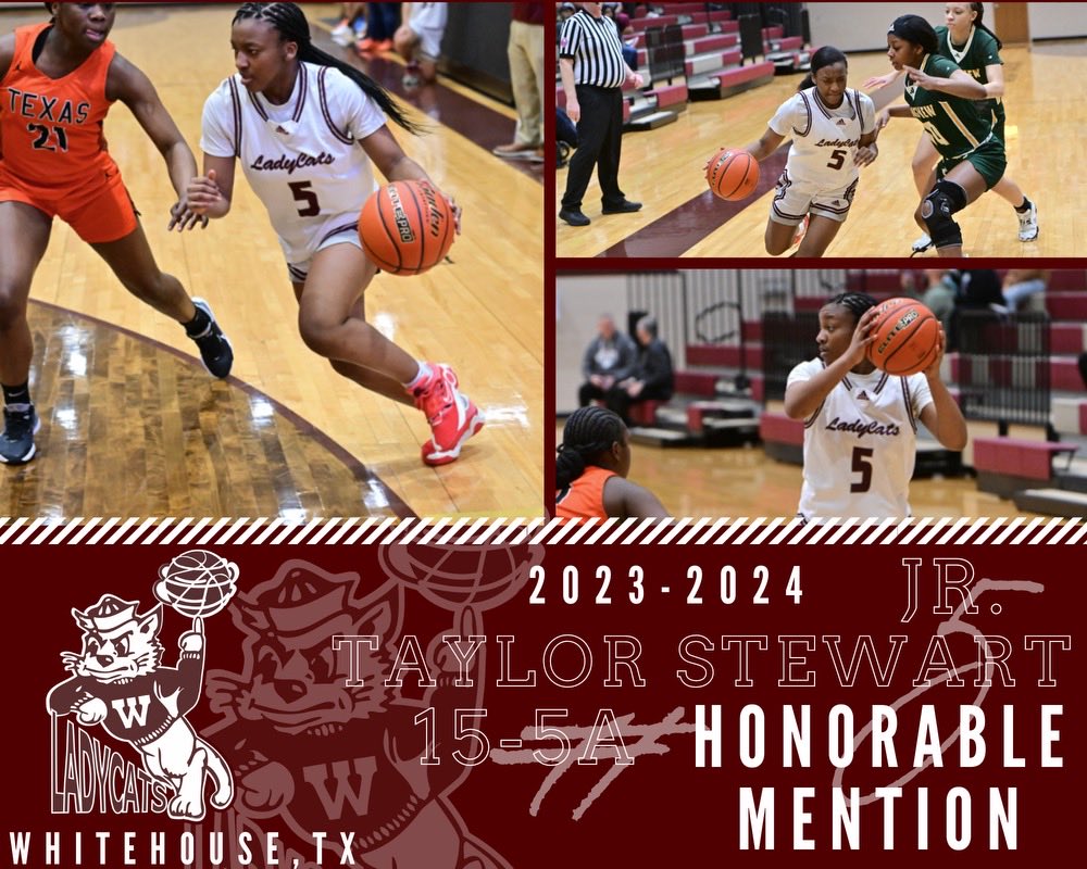Congrats Taylor! Honorable Mention All-District!
<a href="/WHSTX_Athletics/">Whitehouse Athletics</a> <a href="/BrandonOSports/">Brandon Ogden</a>