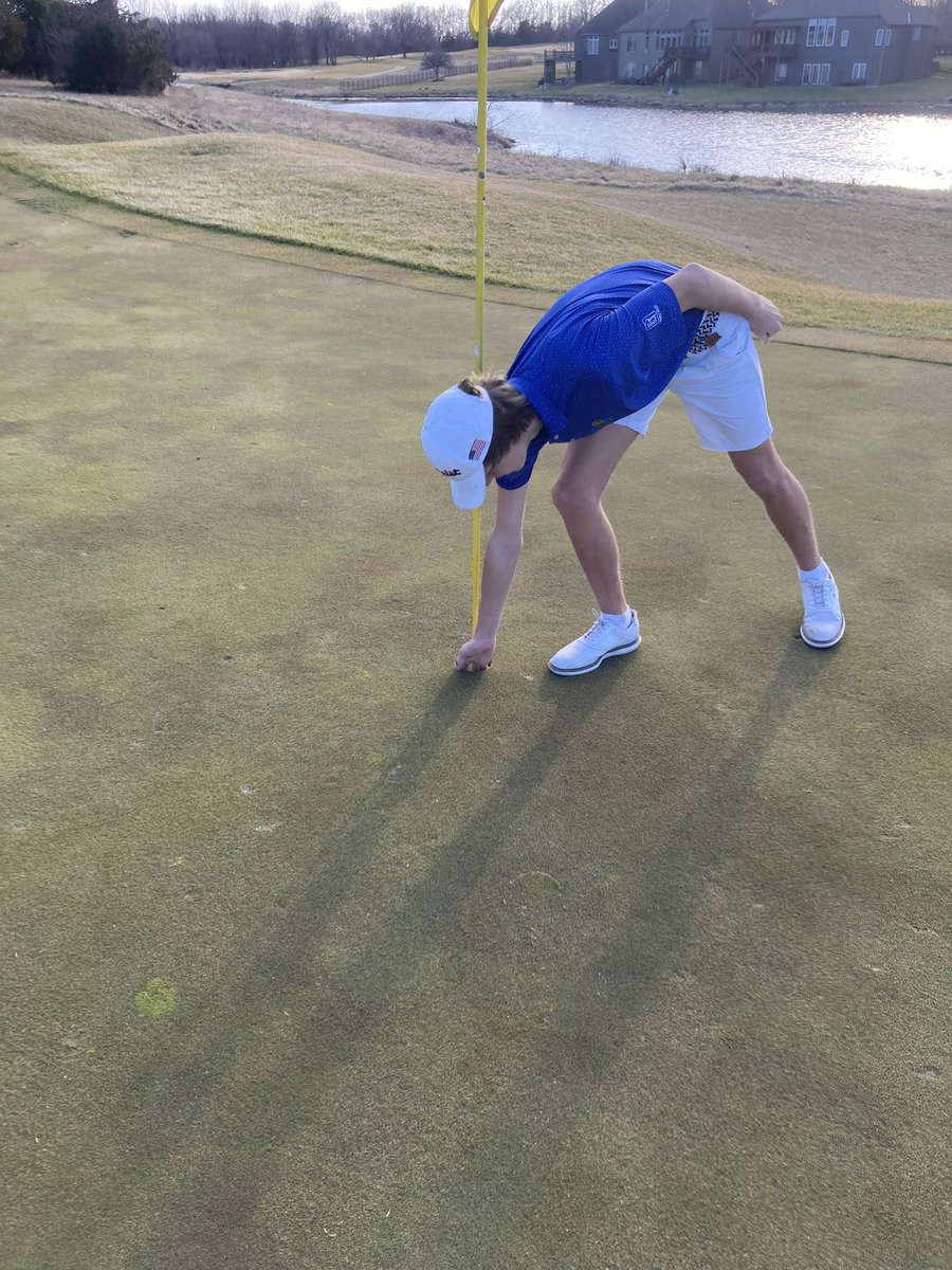 OlatheWestGolf's tweet photo. Great first day of the season. Sunny, warm and Cormac with a hole in one. What a way to start!!! https://t.co/eN2LVEGuor