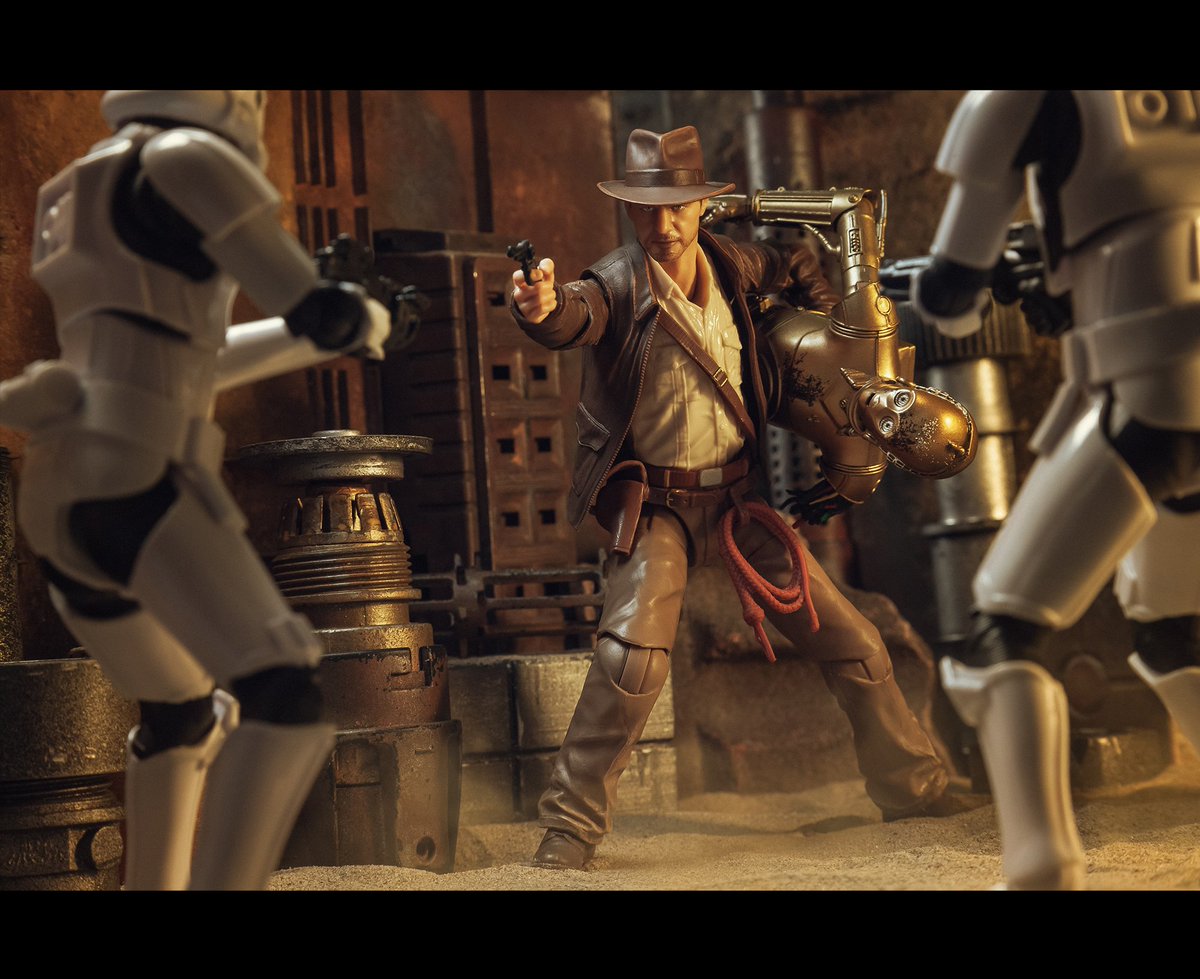 Indiana Jones &amp; the Golden Droid! #StarWars #IndianaJones #c3po #stormtrooper #toyphotography #ActionFigure #toys #Chile <a href="/starwars/">Star Wars</a> <a href="/IndianaJones/">Indiana Jones</a> <a href="/Hasbro/">Hasbro</a> <a href="/sw_holocron/">Star Wars Holocron</a> <a href="/SW_Insider/">Star Wars Insider</a>