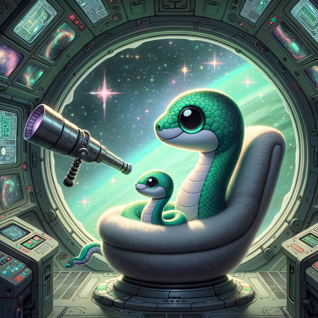 SpearsonWa83643's tweet photo. Through the telescope,
We learn of stars far away,
A universe vast.

#Stargazing #SpaceAdventure #AiArt #PythonHaiku #DevDad https://t.co/pfpz0k0GNl