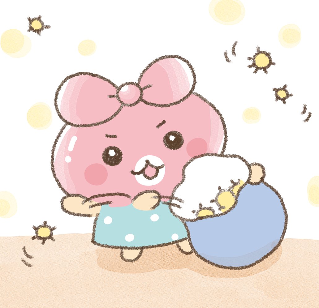 komimi_chan_'s tweet photo. コミミが花粉を集めてポイするでしゅ〜！！

#花粉症 #花粉大量飛散中 https://t.co/QLmKWeQntm