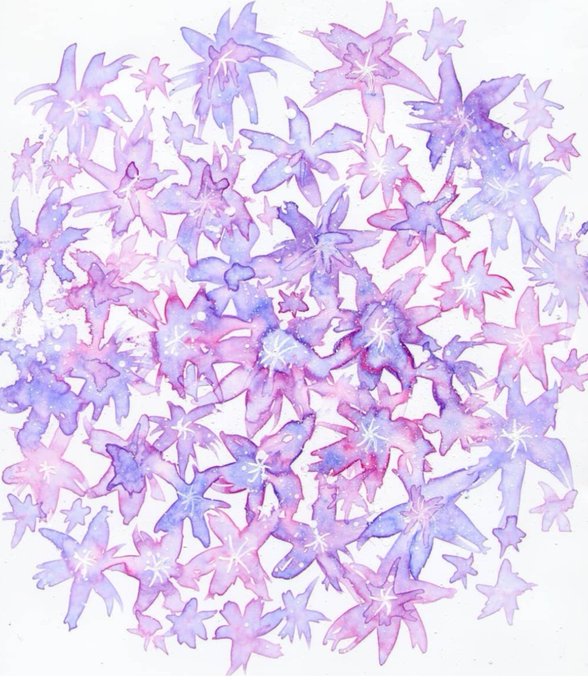 「紫 白背景」のTwitter画像/イラスト(新着)