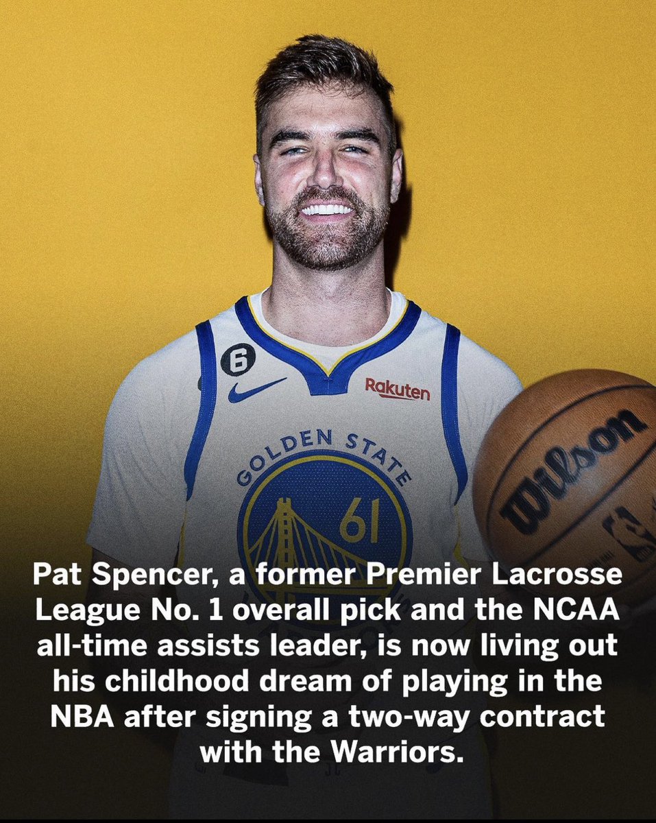 PaulRabil's tweet photo. Great competitor with strong athleticism, coordination and core strength — take it from Steve Kerr, that’s a lacrosse player. (via @ESPNNBA) https://t.co/hNbkkOa4Uu