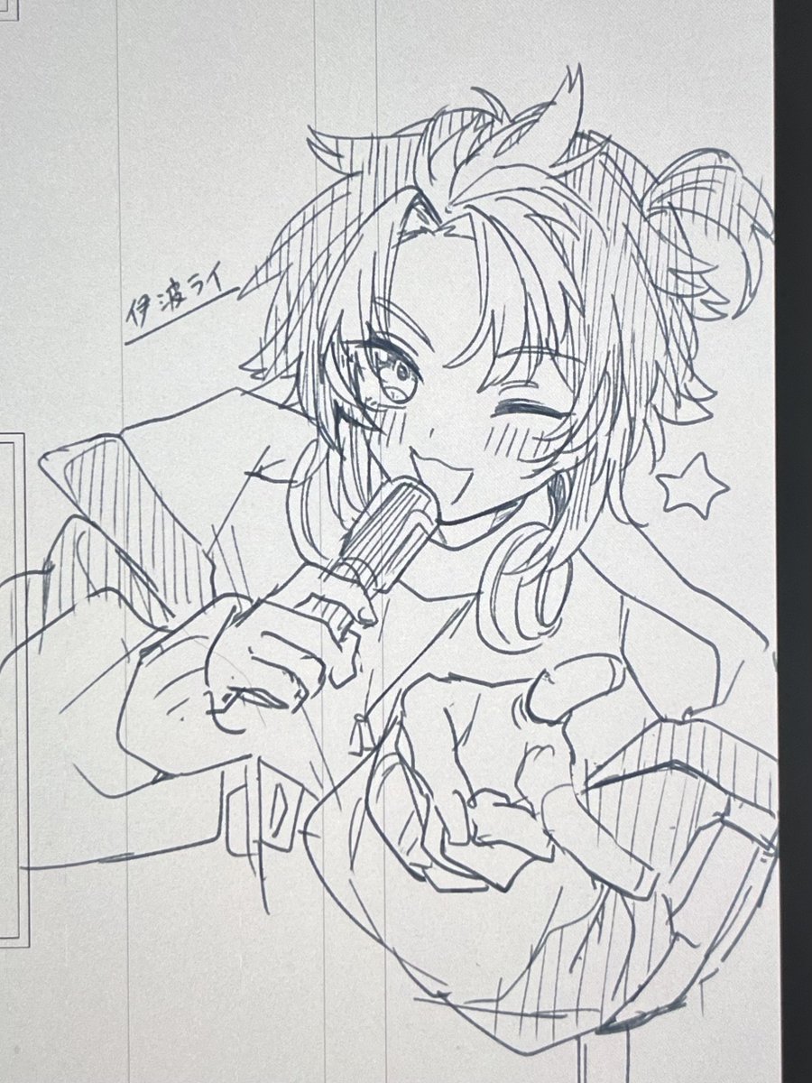 友達の推しを描いたァ✍️ 