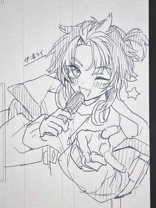 友達の推しを描いたァ✍️ 