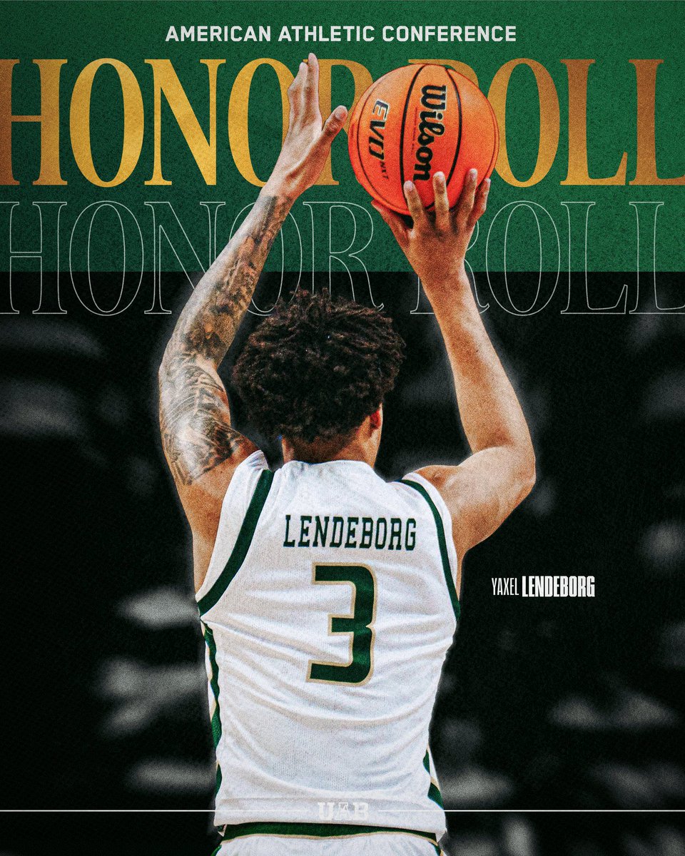 purbasket1's tweet image. #HonorRoll YAXEL LENDEBORG (6’9-F)🇩🇴🇵🇷 con su doble doble #12 de la temporada🔥

✍🏽Ayer terminó con 26 pts, 12 reb, 3 ast, 3 blk y 1 stl; Alejandro Vásquez terminó con 4 pts, 3 reb y 2 ast en la victoria de UAB 78 🆚 67 Tulane.

👤@Yaxel_Lendeborg | @1amalejandro

#NCAAPURBASKET