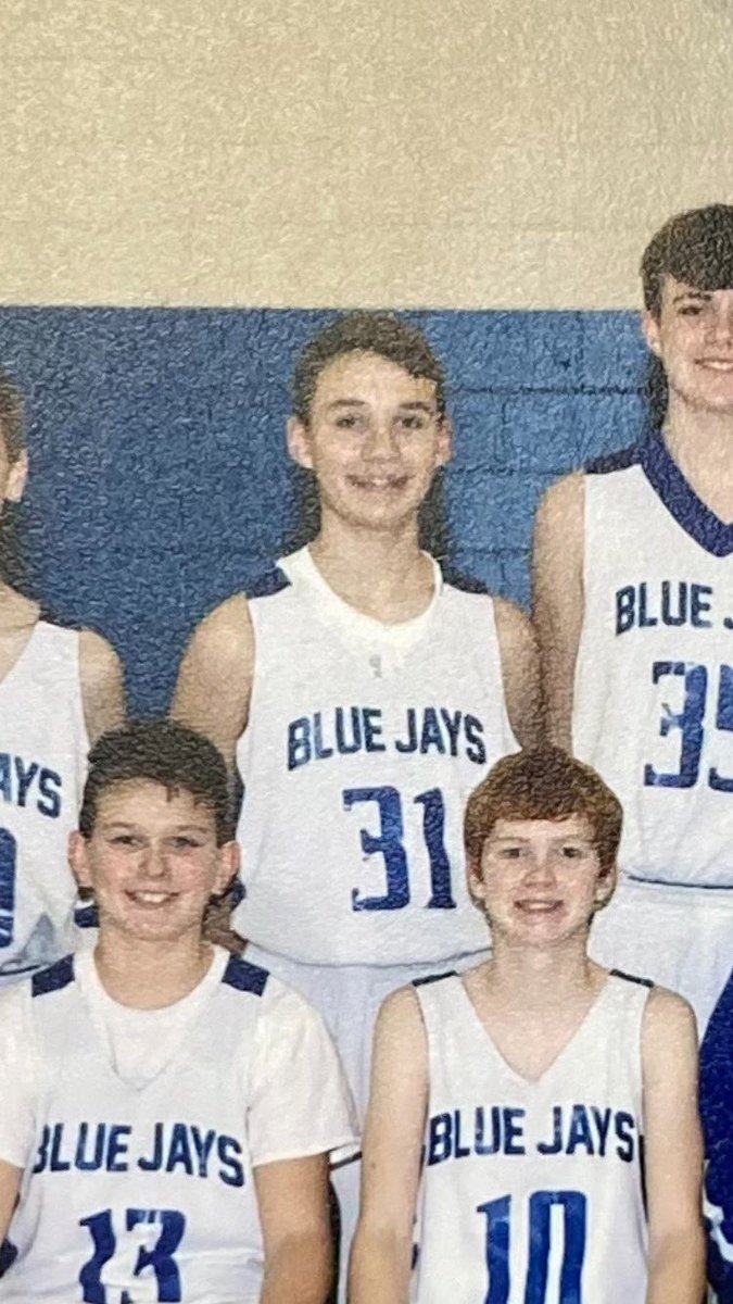Coach_Hornback's tweet photo. Senior night! Thanks Adyn, Tai, and Kaner for all you’ve done for the basketball program over the years!  Enjoy your last home game as a Blue Jay! https://t.co/PQGQzS9iNf
