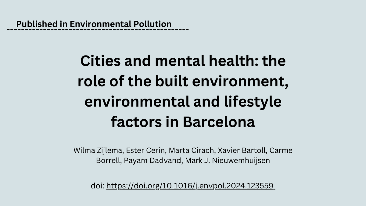 Behaviour, Environment & Cognition Research tweet media