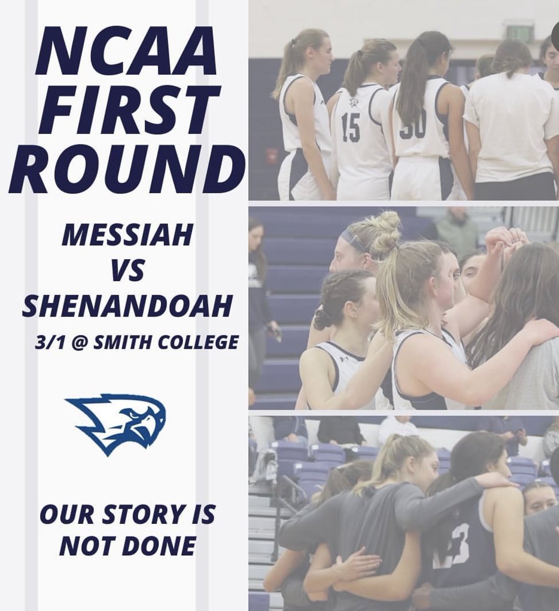 Congratulations to our 2023 graduate <a href="/EmmyfaithW/">EmmyFaith Wood</a> and her Messiah teammates on making it to the big dance! Good luck on Friday!
