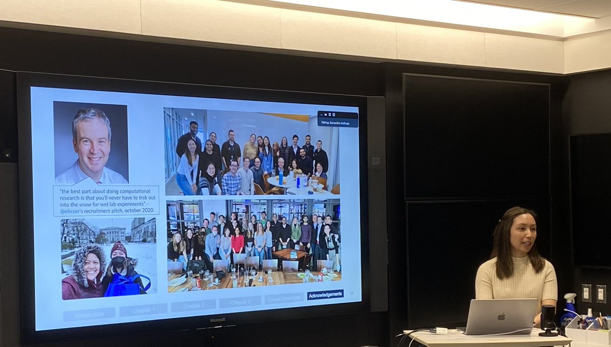 Amanda E Garza (@amandaegarza10) on Twitter photo 🎉👏 Huge congratulations to Dr. <a href="/SamHoffmanMed/">Samantha Hoffman, PhD</a> on a brilliant PhD defense🧬👩🏻🔬! A standout scientist & incredible lab mate. 🌟Best wishes as you continue your 🩺clinician-scientist journey! 😉I’d trudge through snow with you any day 🥶
<a href="/VanAllenLab/">Eli Van Allen</a> 🎉👏 Huge congratulations to Dr. <a href="/SamHoffmanMed/">Samantha Hoffman, PhD</a> on a brilliant PhD defense🧬👩🏻🔬! A standout scientist & incredible lab mate. 🌟Best wishes as you continue your 🩺clinician-scientist journey! 😉I’d trudge through snow with you any day 🥶
<a href="/VanAllenLab/">Eli Van Allen</a>