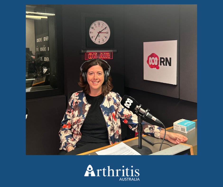 ArthritisAust's tweet photo. Professor @IlanaAckerman on @RNBreakfast this morning talking about our new projections on arthritis from 2025-2040.
Learn more and read the report at: https://t.co/1hEFMofMIP https://t.co/smd8fB6hh1