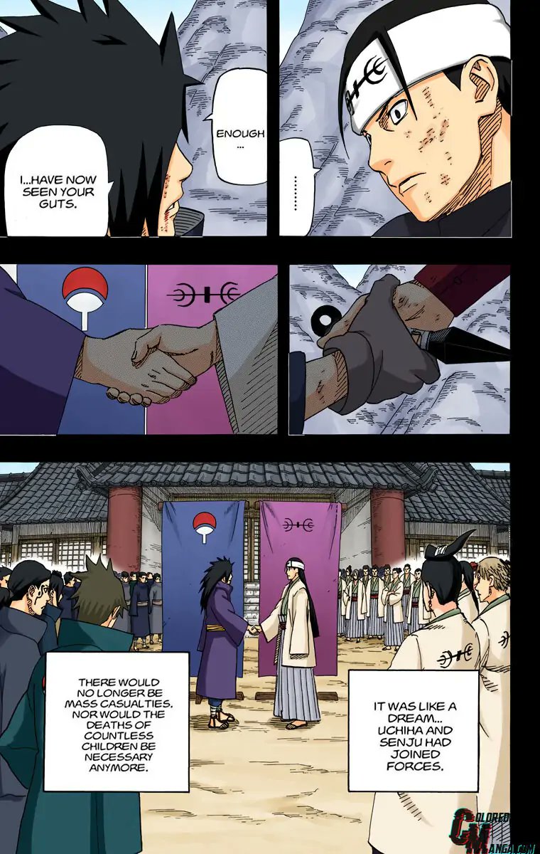 Random manga panel : Hashirama Senju /Madara Uchiha