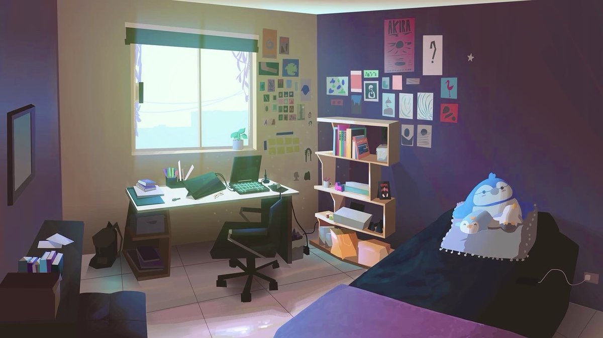 ReichSketches's tweet photo. first post here! Happy to share my room in different lighting conditions that I made for @Chuwenjie Color &amp; Light Class!

#bgpainting #mexicanartist https://t.co/SQeK8ndFHE
