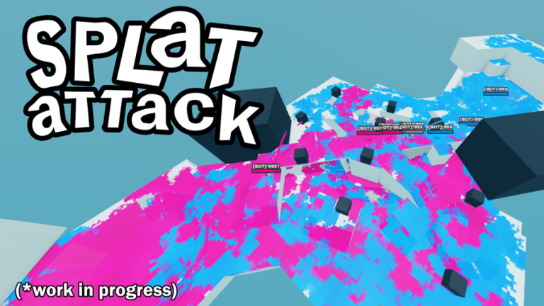 #RobloxDev #Roblox =Game Recommendation= Splat Attack made by @RbxXAXA. Splat Attack is BACK! Cover as much area of your color as possible and eliminate your opponent to win! Go paint or go home! Link:roblox.com/games/12523205…