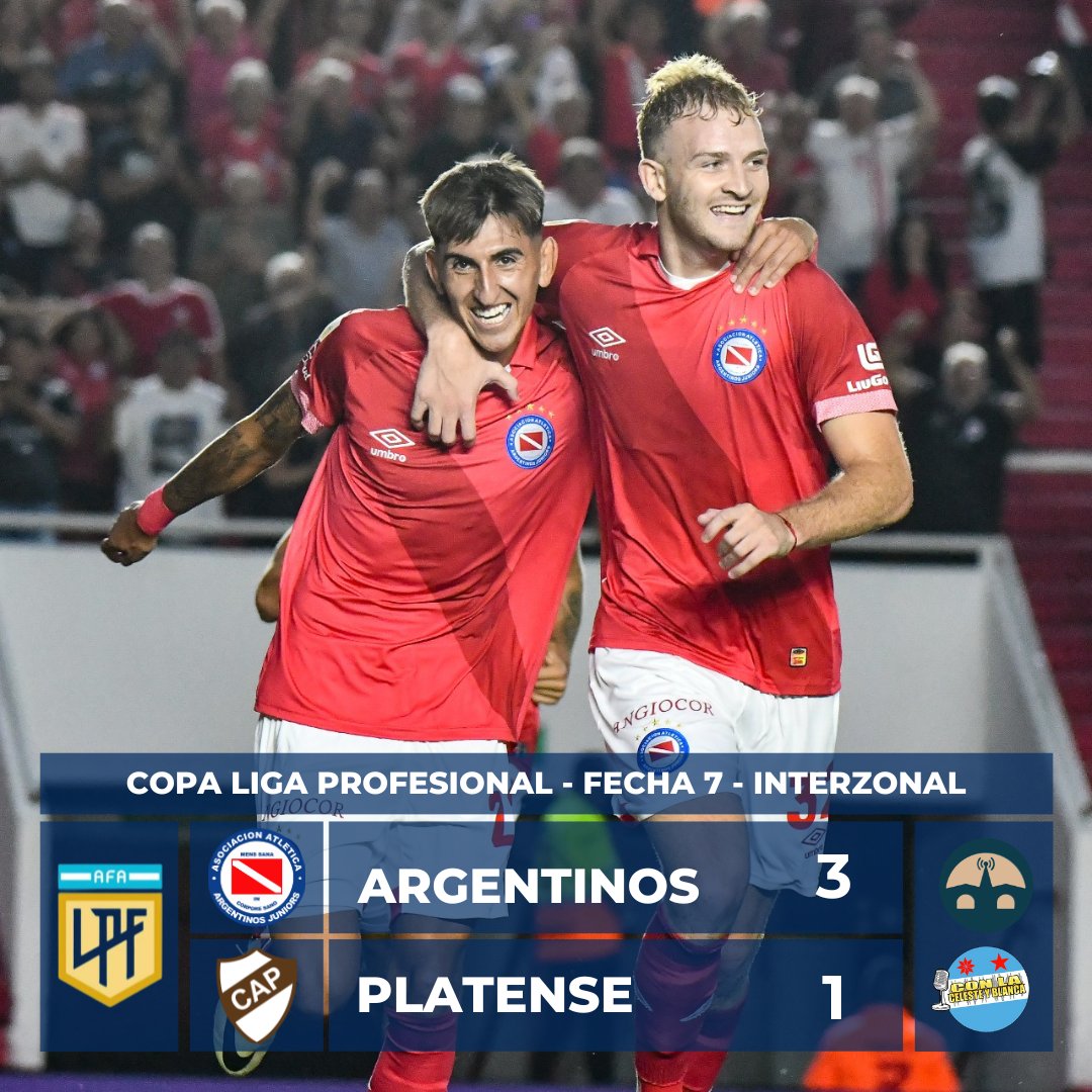 conlacyb10's tweet photo. ¡El Bicho ganó en la Paternal y es puntero!

#ArgentinosJuniors 3 - 1 #Platense

⚽ Goles de Lescano, Santamaria y Montiel, para el Bicho. En el Calamar, descontó Pellegrino.

✅ Con este triunfo, Argentinos Juniors, terminará la fecha como puntero del grupo A. https://t.co/04MPXirDpD