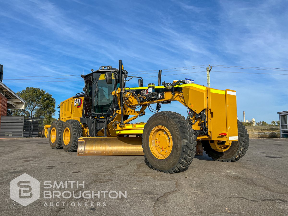 AUCTION 3014 ON NOW | 2022 Caterpillar 150 AWD Motor Grader. Bid Online Now: oa.sbauction.com.au/#!/auctions/da…