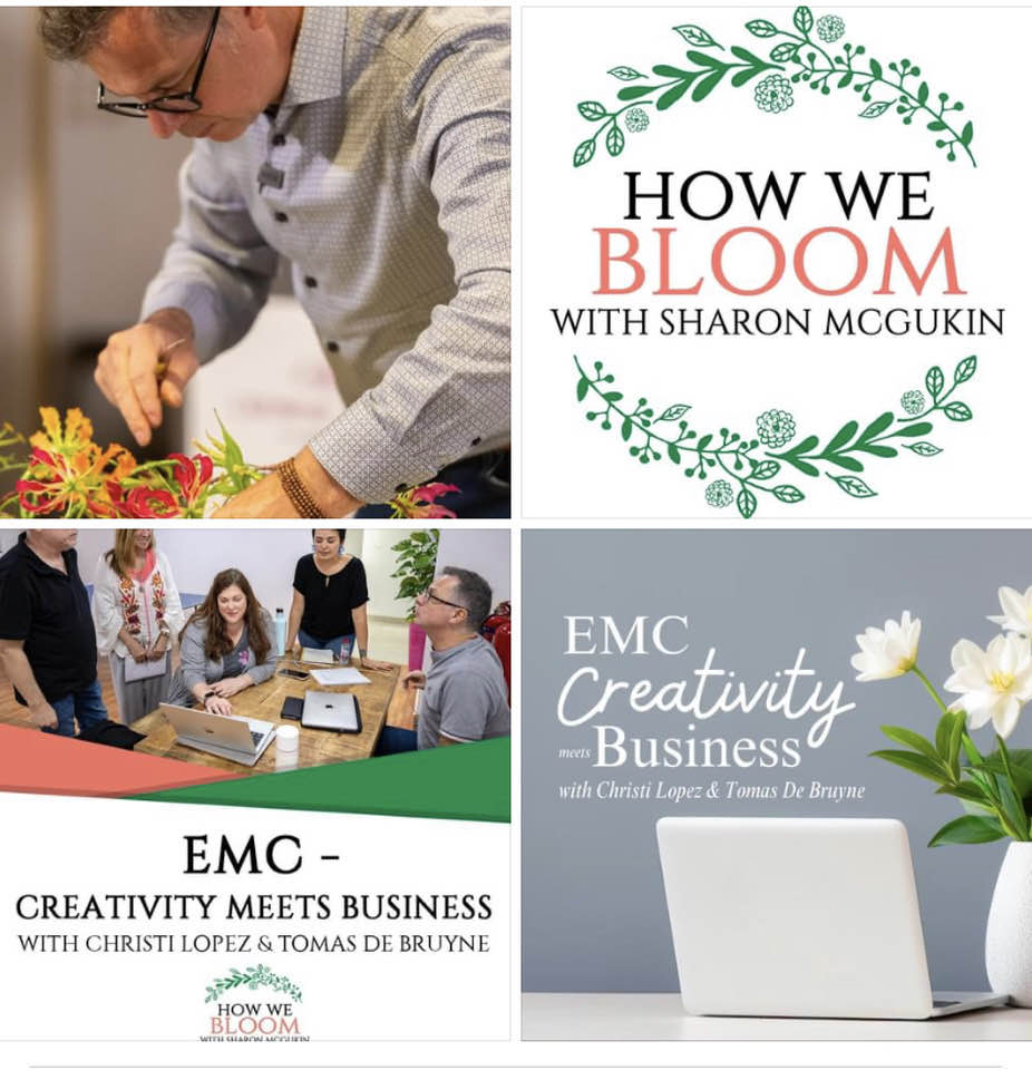 Christi Lopez &amp; Tomas De Bruyne explain how EMC - European Master Certification, teaches floral designers to merge creativity with business. Click this link to listen:
oasisfloralproducts.com/.../how-we-blo…
📷 #HowWeBloomPodcast #FloralEducation #EMCCertification