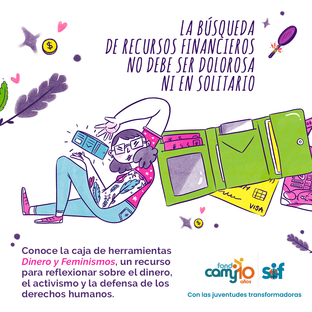 Conoce '#DineroyFeminismos', una #cajadeherramientas para guiar las reflexiones colectivas sobre #dinero, #activismo y defensa de #derechoshumanos en Latinoamérica. Descúbrela aquí: seaif.org/wp-content/upl… @fondocamy @FondoSemillas @FRIDAfund #FondoCamy10años