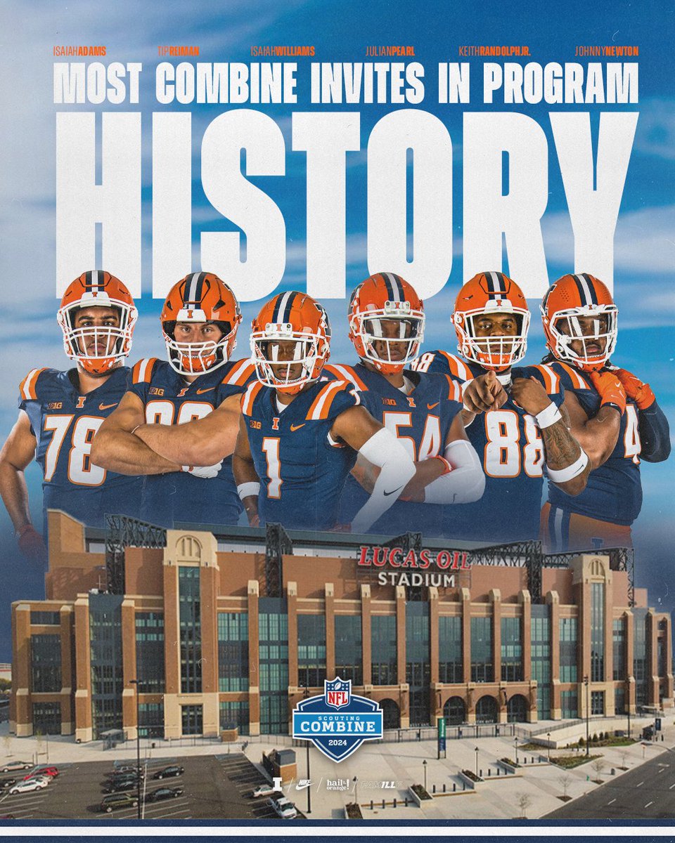 You'll be seeing 6 Fighting Illini in Indianapolis. #Illini // #HTTO