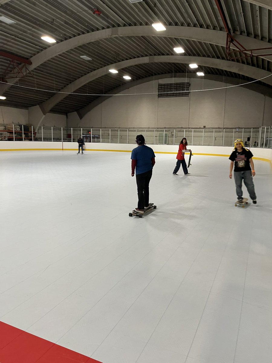 Women’s only Skate Jam happening right now in The Field house!