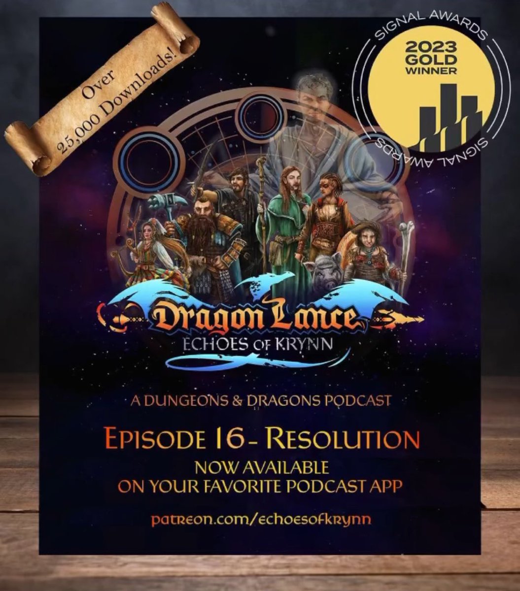 New episode out now!!
<a href="/EchoesofKrynn/">EchoesofKrynn</a> #dragonlance #dnd #liveplay