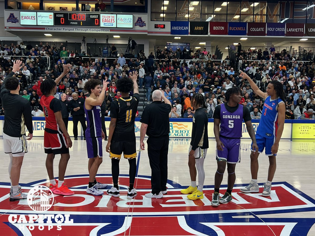 Always a special moment the WCAC 1st team all league picture. 2024 All-League Boys Pictured left to right: Darren Harris (PVI) POY Omari Witherspoon (St. John’s) Derek Dixon (Gonzaga) Qayden Samuels (McNamara) Glenn Farello (Coach of the year) Ben Hammond (PVI) Nyk Lewis