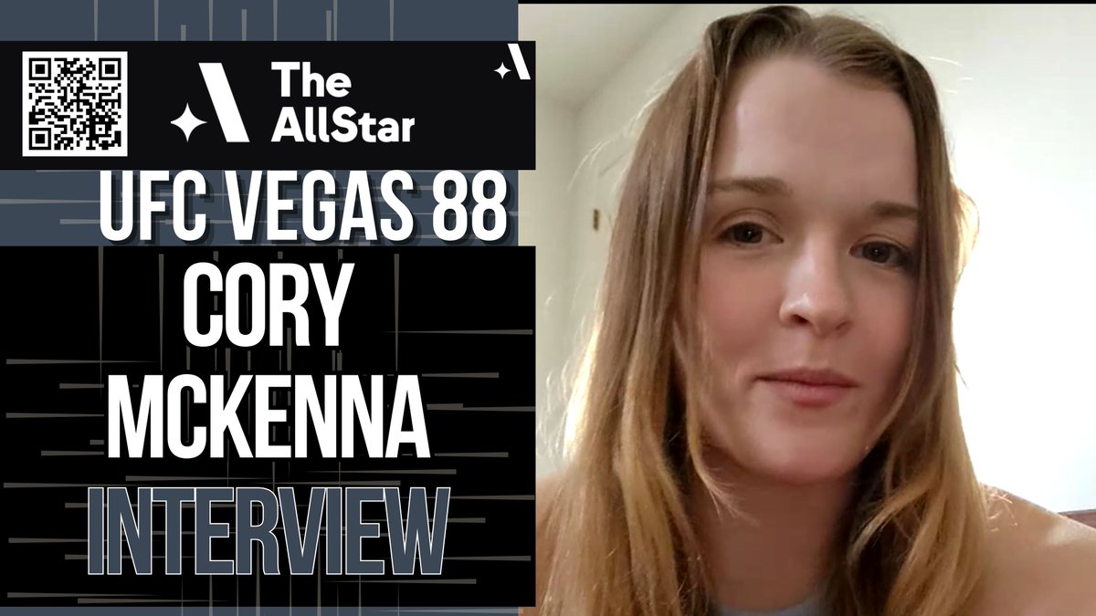 Spoke with Cory McKenna for @TheAllStarSport ahead of #UFCVegas88 about: ✓ Jaqueline Amorim matchup ✓ Battling viral infections/long COVID ✓ Work with Angela 'Overkill' Hill ✓ Xiaonan Yan/Weili Zhang breakdown #UFC300 📺 youtu.be/7s1lO0Q3-Ak Download the AllStar app for…