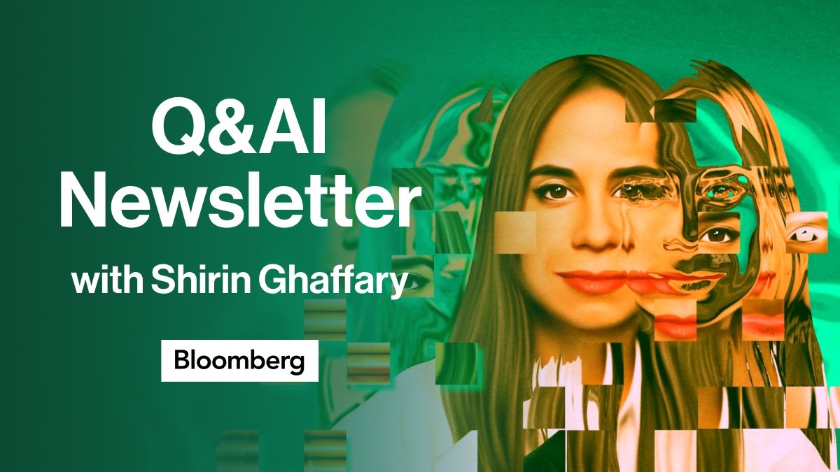 My newsletter has a new look, featuring the glitched out version of yours truly. Subscribe below for my weekly guide to understanding the fascinating and frantic world of AI: bloomberg.com/account/newsle… Illustration by @EdSunspot (who did the Tame Impala cover, nbd)