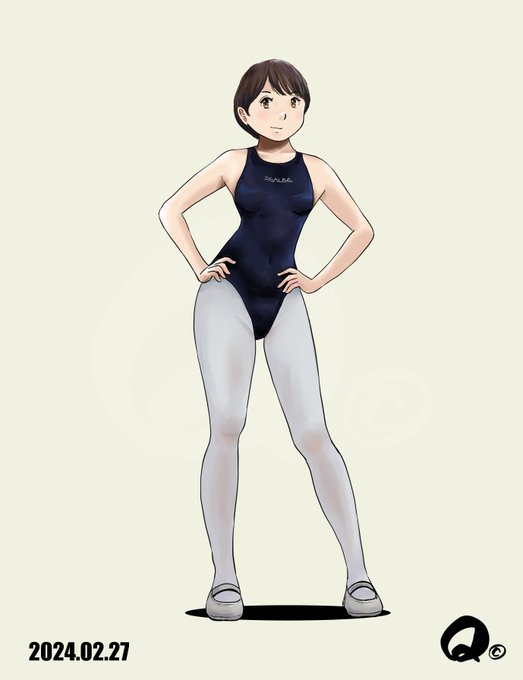 2/27㊋今日もペタン娘サチです
リアライズと白タイツ😉 