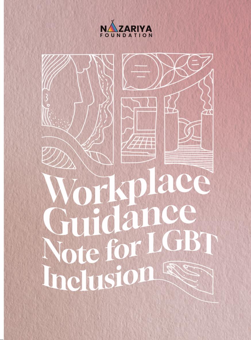 Nazariya has carefully worked on this guidance note to make workplaces safer and inclusive for LGBTQ+ persons. You can download it here- sprl.in/JCNHX88 #Diversity #InclusionMatters #LGBTQ @PawanDhall @avianWE @LRamakrishnan @RainbowLitFest