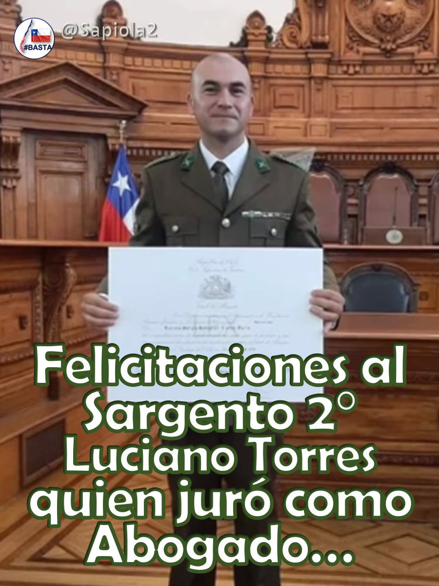 Vega4Julio's tweet photo. Turnos durísimos , le tocó combatir al lumpen delictual en la calle el 18/10/19, fue apedreado ,cumplió con sus servicios ..estudió duramente en sus turnos ….y se tituló de ABOGADO …que ejemplo de abnegación …si señor don Boric él luce orgulloso su TÍTULO de ABOGADO ¿ y Ud ?🇨🇱 https://t.co/85LeeHpBFQ