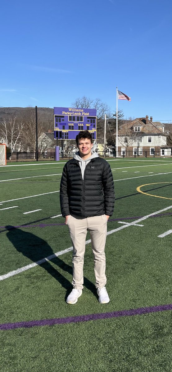 Had a great time this past weekend at Williams College! Thanks to <a href="/CoachHennessey/">Nick Hennessey</a> <a href="/Coach_MMac/">Mark McDonough</a> and <a href="/Coach_Miggs/">Ramon Mignott</a> for showing me around the campus! 
<a href="/MarshfieldRams/">Marshfield Football</a>
