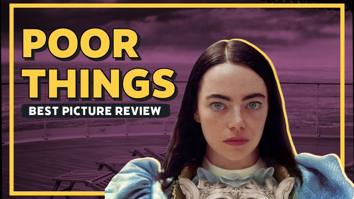 We're back for #Oscars season with our mini Best Picture reviews!

First up: 'Poor Things' starring Emma Stone, Willem Dafoe &amp; Mark Ruffalo. 

📺: youtube.com/watch?v=lZD0NX…