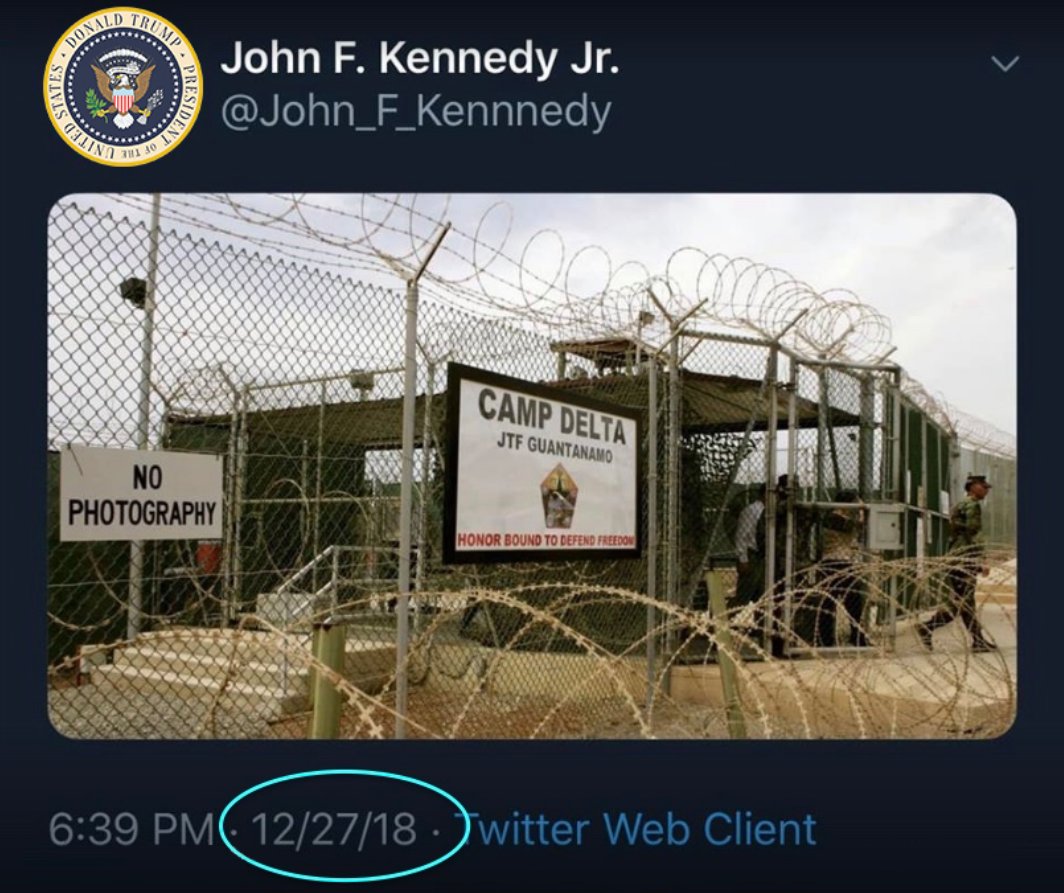 who remembers @John_F_Kennnedy?

at the time of the January/2021 #TwitterPurge - this was the largest Q account, JoeM [@StormIsUponUs] was next, followed by @PrayingMedic.