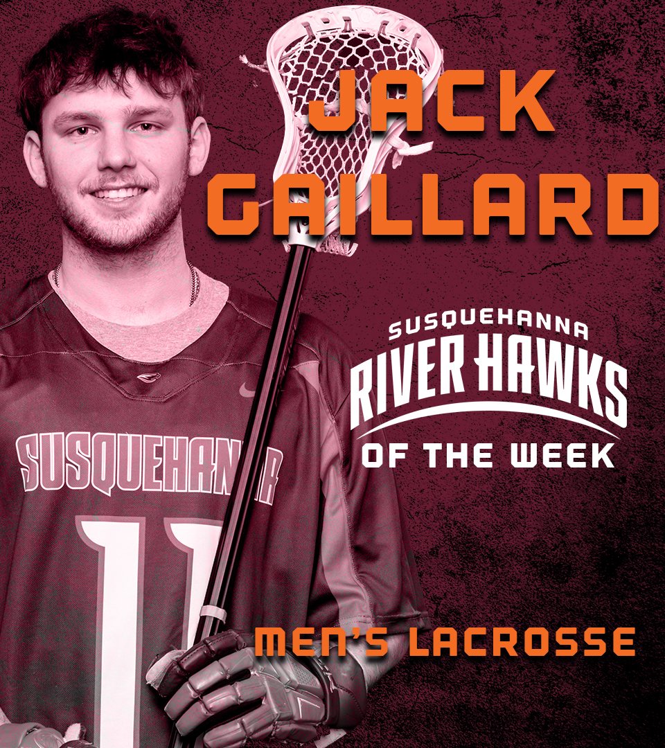 GOSusqU's tweet photo. RHOTW | NEWS

A great week of lacrosse coincides with high-scoring affairs from the River Hawks, which is where we honor the scoring talents of Emma Kelleher and Jack Gaillard!

#AllIn // #GoSU // #RiverHawkPride https://t.co/QLN95XZJnd