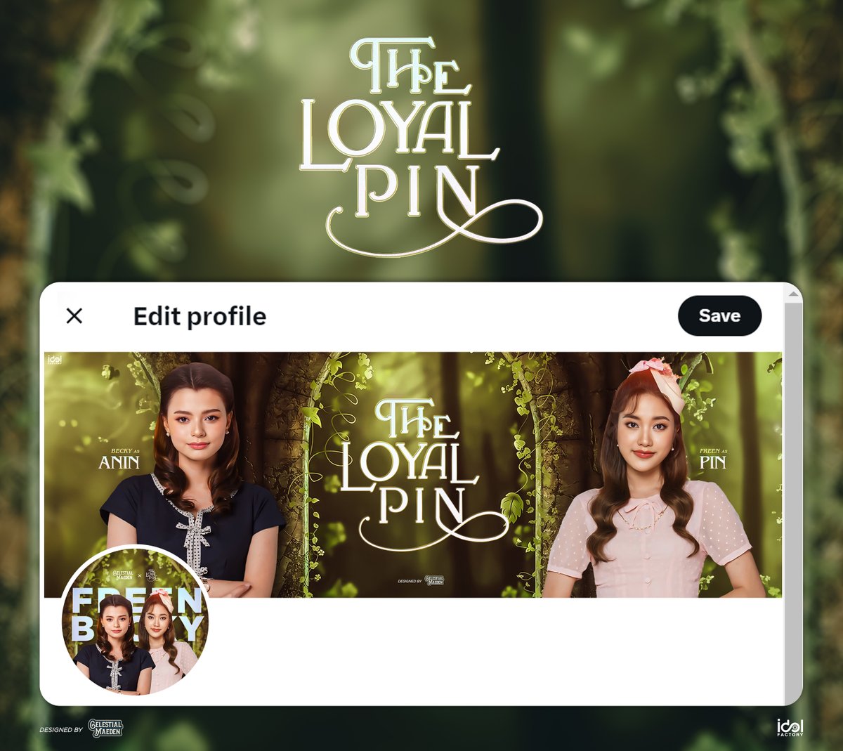 celestialmaeden's tweet photo. In my 𝗧𝗵𝗲 𝗟𝗼𝘆𝗮𝗹 𝗣𝗶𝗻 era 😆 I'm excited to use and share this Twitter Header tomorrow 😍🔥 

To celebrate tomorrow's agenda:
🔥 IDF Signing with MOC TH
🥂 The Loyal Pin's Mini Teaser Release

#FreenBecky
#ปิ่นภักดิ์ #TheLoyalPin 
#Beckysangels #srchafreen https://t.co/EEioScjaMt