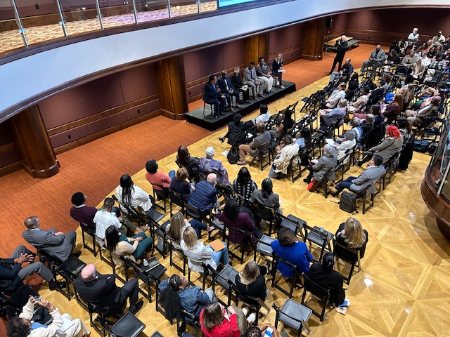Today's Racial Wealth Gap Symposium brought out a couple hundred people in Kansas City. Special thanks to <a href="/playercoalition/">PlayersCoalition</a> + <a href="/KauffmanFDN/">Kauffman Foundation</a> + <a href="/1jeremiahbrown/">Jeremiah Brown</a> + <a href="/kcur/">KCUR</a> + <a href="/NLBMuseumKC/">Negro Leagues Baseball Museum</a> for sponsorship, support and media partnership. FACT: The typical Black family has 15 cents in wealth
