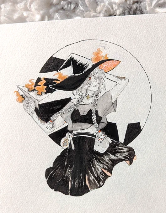 ty for the tag  !!!I've been posting nothing but merch art for a while, so im gonna drag back some of my OG traditional art hereI wanna play with watercolours again Tagging       