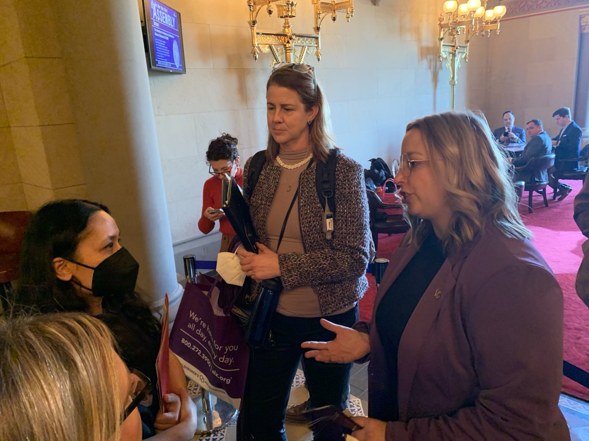 NYSALZ's tweet photo. Thanks ⁦@sarahana⁩ for meeting with Alzheimer’s advocates today in Albany! We hope you’ll support an increase in funding for #AlzCAP from $5M to $7M. NY caregivers are counting on you! ⁦@EndAlz_HV⁩ #NYSAlzAdvocacy #ENDALZ https://t.co/xGRDL0JpIt
