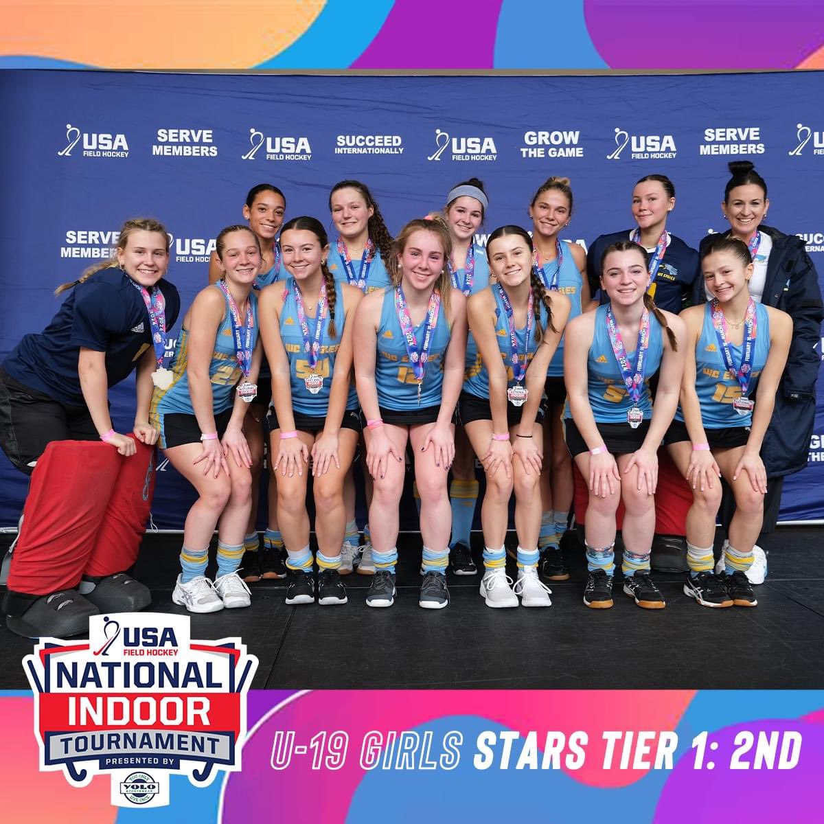 Busy weekend with U12/U10s in Lancaster and U19s in Richmond for the National Indoor tournament. 

U12/U10s bring home 4 medals 
U19s bring home 11 medals 

#National #Indoor #Tournament #usafieldhockey